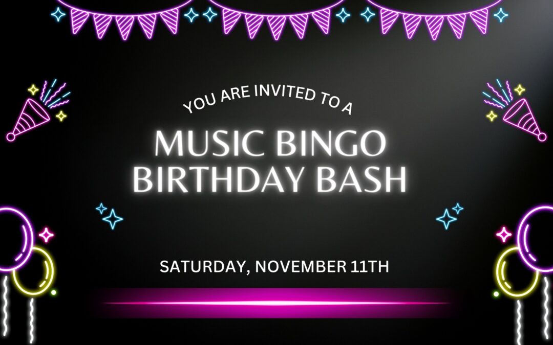 Music Bingo Birthday Bash